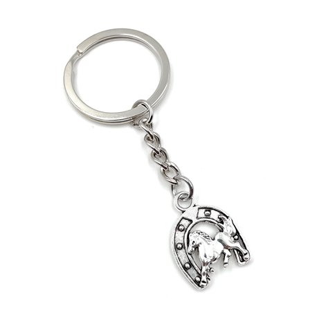 Onwomania - "Sabot de Fer à Cheval Porte-clés - Porte-Bonheur en métal idéal comme Cadeau