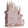 Figurine de Traîneau Calendrier de l'Avent avec LED en Bois de Peuplier Impala