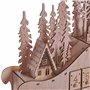 Figurine de Traîneau Calendrier de l'Avent avec LED en Bois de Peuplier Impala