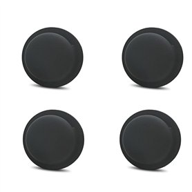 CoverKingz [Lot de 4] Coque en silicone compatible avec AirTags 2021 adhésive - Coque adhésive Air Tag - Support adhésif - Autoc