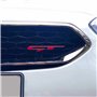 P056 Lot de 2 autocollants d'emblème pour logo avant