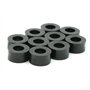 Design61 Lot de 10 entretoises rondes en polyéthylène haute densité 9 mm x Ø 15/6 mm M6