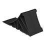 MultiBros Lot de 2 cales de roue avec support | Cales de roue en plastique robuste pour voitures, remorques, caravanes et campin