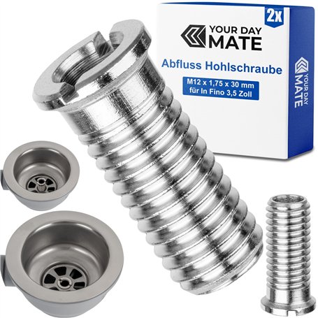 Vis creuse pour vanne à crépine