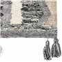 Tapis Kilim Multicolore en Laine 80 x 150 cm avec Pompons Oriental Fait Main Aygezard