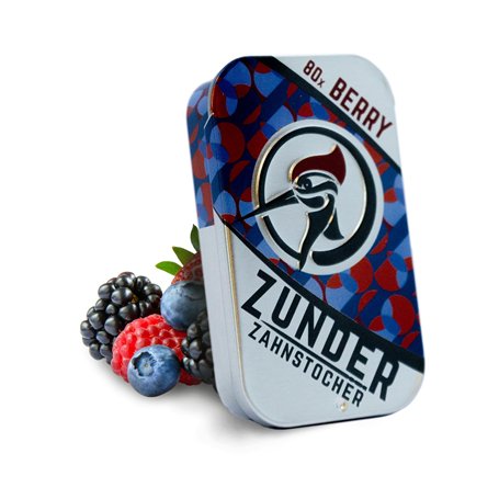 Lot de 80 cure-dents Tinder - Avec goût - Dans une boîte élégante - Idéal pour le nettoyage des dents ou pour briser les habitud