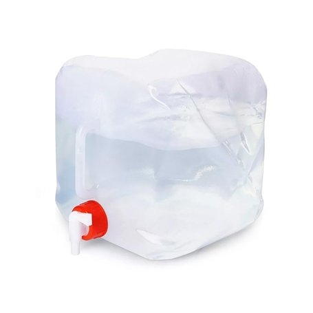 Tool & Tree Bidon d'eau pliable de 10 litres - Design peu encombrant avec robinet d'écoulement pratique