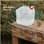 Tool & Tree Bidon d'eau pliable de 10 litres - Design peu encombrant avec robinet d'écoulement pratique, poignée de transport ro