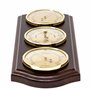 Fischer thermomètre baromètre acajou hygromètre,