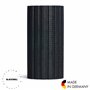 BLACKROLL GROOVE (30 x 15 cm) | Rouleau de massage rainuré & foam roller de sport maison original en dureté moyenne pour l'exerc