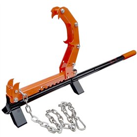 Fuxtec Levier d’abattage 5en1 Griffe courbée 117cm – idéal pour l’abattage du Bois de Chauffage