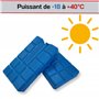 ToCi Lot de blocs réfrigérants pour sac isotherme ou glacière de 400 ml chacun, Lot de 8
