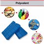 ToCi Lot de blocs réfrigérants pour sac isotherme ou glacière de 400 ml chacun, Lot de 8