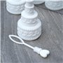 EinsSein 48x Bulles de Savon Mariage gâteau Box Blanc Bulle pour Flacon Deco Coeur champêtre Enfant Anniversaire Cadeau invites