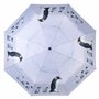 VON LILIENFELD Parapluie de poche Pingouin Oiseau Résistant au vent Ouverture-fermeture automatique Stable Léger Compact