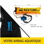 Restube Extreme [Bundle] Bouée de Natation Unisex-Adult, Azure Blue, Régulier