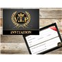 EDITON COLIBRI (10718 FR) VIP Invitations en Français: Paquet de 10 cartes d‘invitation V.I.P. pour un prochain anniversaire d‘e
