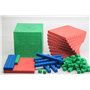 WISSNER® AKTIV lernen - Ensemble de calcul décimal coloré Montessori
