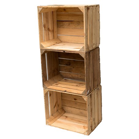 Caisses en Bois en lot : caisses à Fruits Vintage Originales pour la Construction de Meubles ou comme décoration