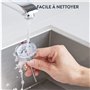 GOURMEO Thermomètre à Viande 2 en 1 - Indicateur en Acier Inoxydable pour Four Électrique ou à Gaz - Pour Température Viande et