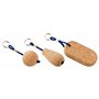 Kork-Deko Porte-Clé Marin en Liège | Porte Clef Flotteur – idéal pour l’Usage au Milieu Marin & Bâteau – Bouée 75x45 mm