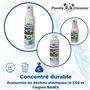 Pandacleaner - Kit de recharge de 500 ml de nettoyant pour lunettes - 2 x 250 ml - Avec chiffon de nettoyage pour lunettes - San
