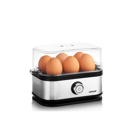 Linsar - Cuisinier d'oeufs - 6 oeufs à dureté sélectionnable (molle