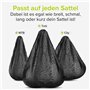 VELMIA Lot de 2 housses de selle de vélo imperméables - Durable et légère - Housse de selle de vélo - Housse de selle de vélo -