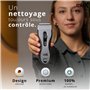 miaX Premium Grattoir Universel 2.0 – Grattoir pour le nettoyage des surfaces plates, équipé de 8 lames de rechange intégrées –
