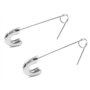Happiness Boutique Femmes Boucles d'Oreilles Epingle de Sûreté | Boucles d'Oreilles Délicates Bijoux Acier Inoxydable