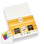 perfect line 100 pochettes de cartes de visite autocollantes 95x60 mm
