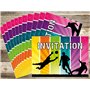 Edition Colibri (11071 FR Lot de 10 Cartes d‘invitation en Français pour un anniversaire d‘enfant ou pour une partie de Football