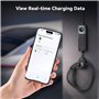 iLa Tech Mobile Wallbox 22kW WiFi Triphasé, EV Chargeur Type 2 32A avec Câble T2 5 Mètres, Borne de Recharge Voiture Electrique