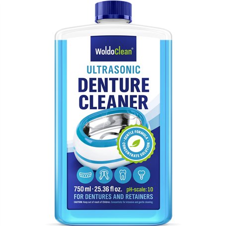 Nettoyant dentaire 750ml pour prothèses dentaires et nettoyage des prothèses dentaires