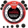 Paradox Fishing Lot de 120 perles en caoutchouc de 3 à 8 mm I Perles en caoutchouc pour la pêche Accessoires de pêche Parfait av