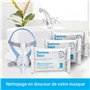 SomnoSept Lot de 3 paquets de 72 lingettes nettoyantes pour masque CPAP sans parfum