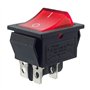 Interrupteur à cordon noir - Interrupteur marche arret - Boîtier robuste avec interrupteur à bascule interchangeable - 16 A 250 