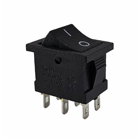 Interrupteur à bascule 6 broches 6 A 250 V CA