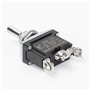 Interrupteur à bascule étanche IP67 AC/DC Momentané (ON)-AUS-(ON) ne s'enclenche pas, 15 A 250 VAC, 30 A 12 VDC