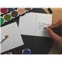 Heite 100 cartes postales vierges blanches DIN A6 - Artisanat créatif - Concevoir des cartes postales individuelles - Papier d'i