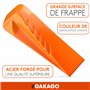 Gakago Coin à fendre pour Le Bois - Coin à fendre Rotatif Puissant avec Un Fort Effet de fendage - Coin à fendre forgé en Acier 