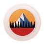 Finally Home Patch écusson avec attache à scratch – Petite montagne | Patchs d'extérieur