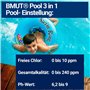 Lot de 150 bandelettes de test 3 en 1 pour piscine Whirlpool & Spa | Testeur d'eau précis | Pour chlore libre, brome, alcalinité