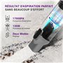 LEBENLANG Aspirateur Voiture Puissant sans Fil 17000PA - INCL. Batterie puissante & Support avec Fonction de Charge I Aspirateur