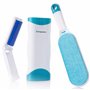 Brosse anti-peluches avec rouleau anti-peluches pliable - Épilateur réutilisable pour poils d'animaux avec nettoyage extrêmement