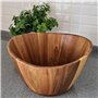 grand bol à salade et à fruits en bois