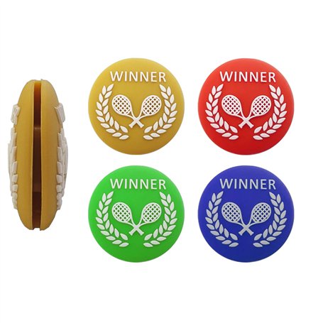 G-Lueck Winner Lot de 4 amortisseurs de vibrations pour tennis (mix)