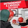 VALENESS® Mini Panier de Basketball Intérieur [pour Porte & Mur] - Petit Panier de Basket avec Fonction Dunk, 4 Ballons, Pompe &