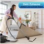 GIBWERK® Bande Velcro autocollante | Extra forte | 5 m x 20 mm + 10 pastilles Velcro autocollantes | Velcro autocollant | Bande