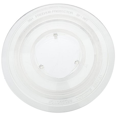 Shimano -2092134500 Disque de Protection pour Rayons de Rayons pour Adulte Blanc Taille Unique